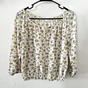 White off the shoulder top